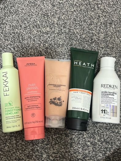 Redken, grow gorgeous, Aveda, Fekkai, heath full size brand new conditioner