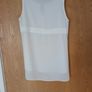 Dunnes Ivory  Popcorn Shell Sleevless  Blouse. S.12 Image 4