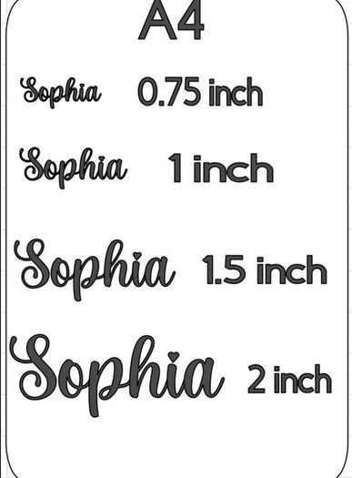 Personalised vinyl decal name stickers school lunchbox bottle notebook iPad