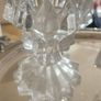 Glass Bowl and 3 Glass Candlesticks Image 6