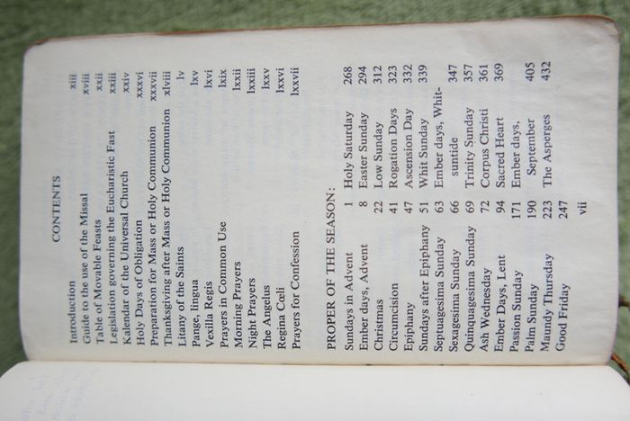 Vintage Roman Missal
