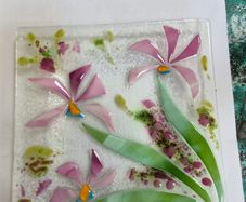 Fused glass dish