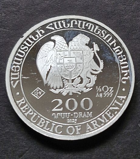 2025 1/2 oz Silver Noahs Ark Coin .999