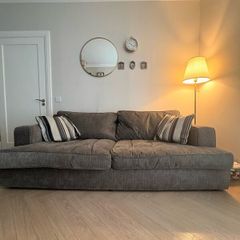 Grey couch, sofa