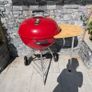 Weber charcoal bbq and Weber side table Image 4