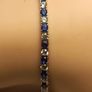 Rhodium Plated Sterling Silver Tennis Bracelet Image 2