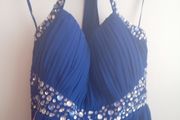 Navy blue debs/ ball gown dress