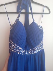Navy blue debs/ ball gown dress