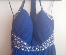 Navy blue debs/ ball gown dress