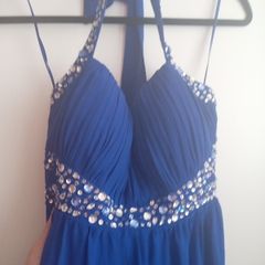 Navy blue debs/ ball gown dress