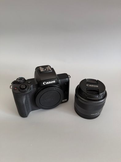 Canon EOS M50 Mark II + 15-45mm + Sigma 70-300mm + Fisheye + Batteries + Viltrox adapter + Apex 4K Camera