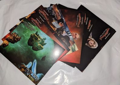 Gaming posters, manuals, DLC codes, art, post cards