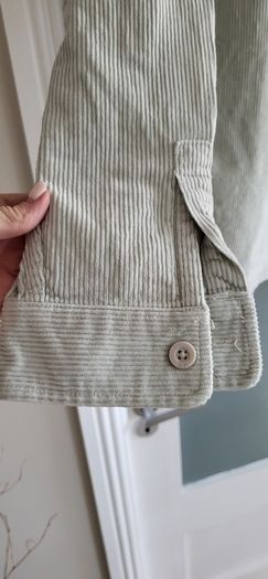 H&M Mens corduroy shacket Sz XL