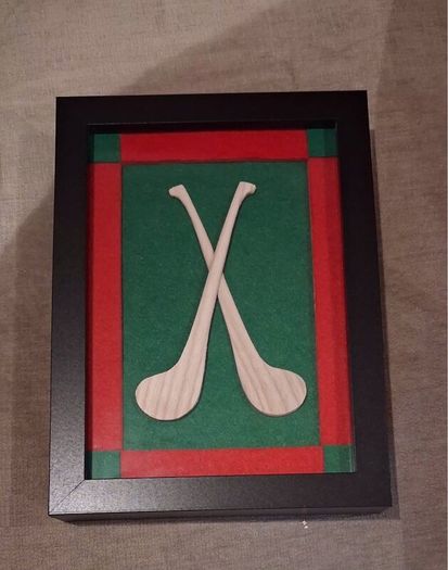 Handmade framed hurls