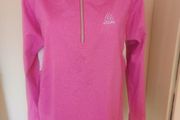 Azzurri Sport ladies  pink 1/4 zip fleece size XL UK18 EU46 Postage included