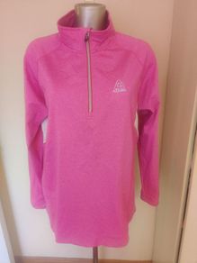 Azzurri Sport ladies  pink 1/4 zip fleece size XL UK18 EU46 Postage included