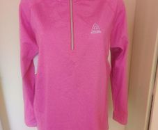 Azzurri Sport ladies  pink 1/4 zip fleece size XL UK18 EU46 Postage included