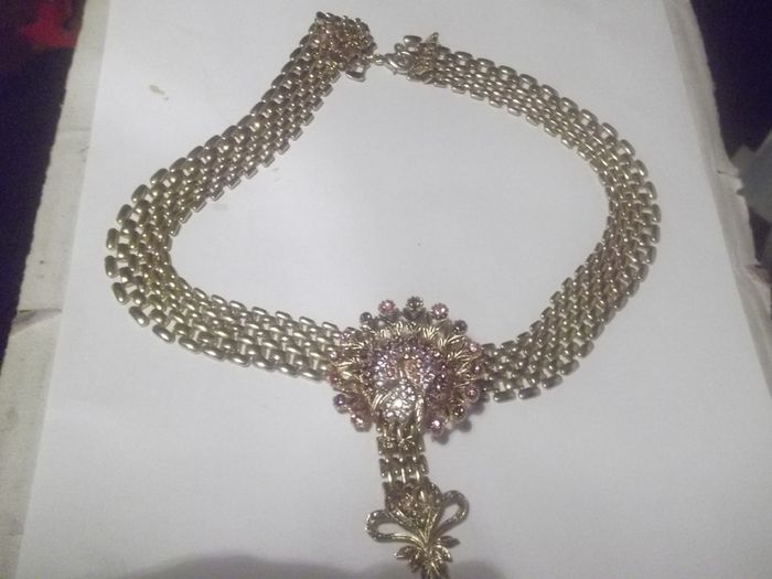 a vintage gold colour penden