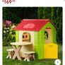 Kids Deluxe Play House with Table and Chairs like new would make a great Christmas or Birthday  present cost 169 in Smyths bought recently Image 2
