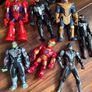 Great bundle of Marvel superhero toys including Spider-Man, Venom, Thanos, Hulk, Iron Man and Captain America, plus Spider-Man motorbike.  Various large and smaller action figures included as pictured Image 2