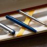 Never Used Vintage Platignum Deluxe 14K Gold Nib Fountain Pen + Ballpoint Set from '70s. Made in England. Image 9