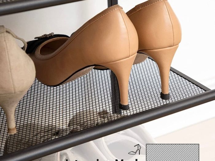 8-Tier Shoe Rack, Tall Shoe Shelf, Shoe Organizer Rack for 21-28 Pairs of Shoes, Detachable Metal Mesh, Narrow Shoe Stand for Hallway, Living Room, Sturdy, Industrial, Rustic Brown (FREE POSTAGE)