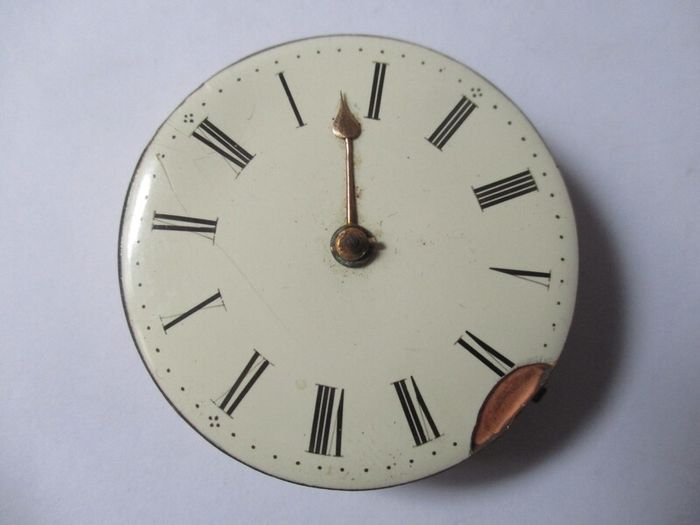 Irish Pocket Watch Fusee Movement For Parts / Repair