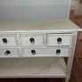 Cream wooden sideboard cabinet Image 4