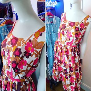 Fabulous Vintage Horrockses Floral Dress