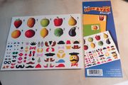 10 1st class UK stamps, 76 stickers, as new. D18 POST 3E