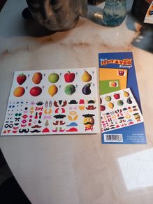 10 1st class UK stamps, 76 stickers, as new. D18 POST 3E