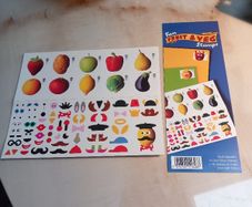 10 1st class UK stamps, 76 stickers, as new. D18 POST 3E