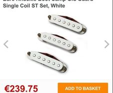 Bare Knuckle Boot Camp Old Guard Single Coil fender Stratocaster pickups Set neck middle bridge White electric guitar parts accessories