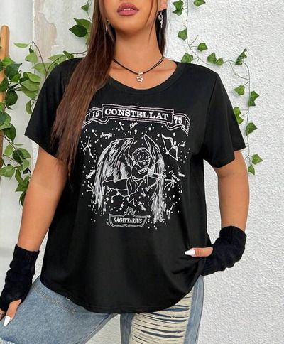 Black & Pink Rock Style Top size 20/22 + other Amazing Tops available