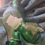 Empoli Green Glass Cat Decanter Image 6