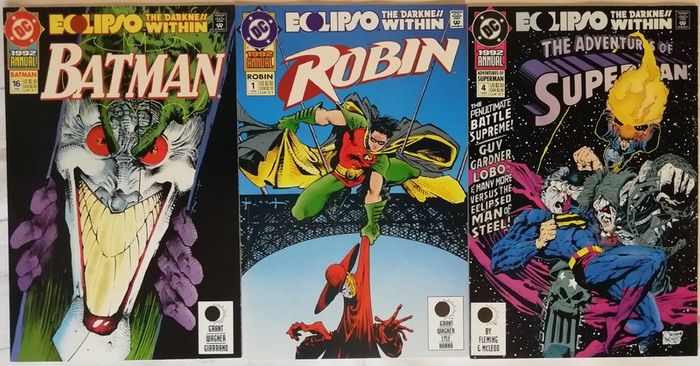 Eclipso The Darkness Within: Three Issues DC Comics (1992)