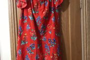 Summer dress, can be worn on or off shoulder Size 16