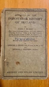 Outlines Of The Industrial History Of Ireland By John F Burke. VINTAGE FIRST EDITION. Hardback In Fair Condition. .
