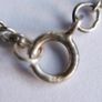 Vintage Sterling Silver  Rhinestone Curved Cross Necklace length 18" - 4,5g Image 8