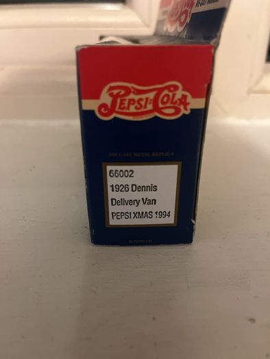Pepsi cola diecast model van