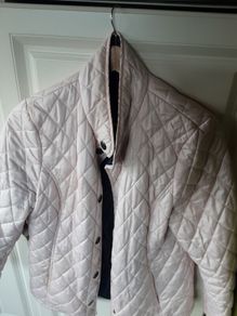 ladies pink quilted jacket
