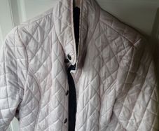 ladies pink quilted jacket