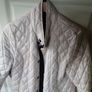 ladies pale pink quilted jacket Image 2
