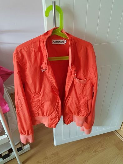 orange jacket