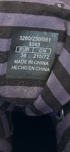 Zara Wednesday Addams Trainers 34