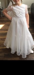 Communion dress with accessories