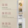 Bathroom Cabinet with lighting White or Grey Image 6