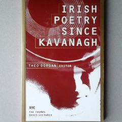 Irish poetry book signed by poet Theo Dorgan