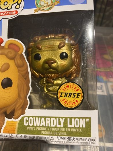 funko pop cowardly lion wizard of OZ