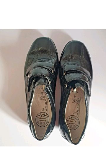 Waldlaufer Henni Black Patent Leather Wide Fit H Comfort Shoes UK3 EU36 BNIB  CAN POST